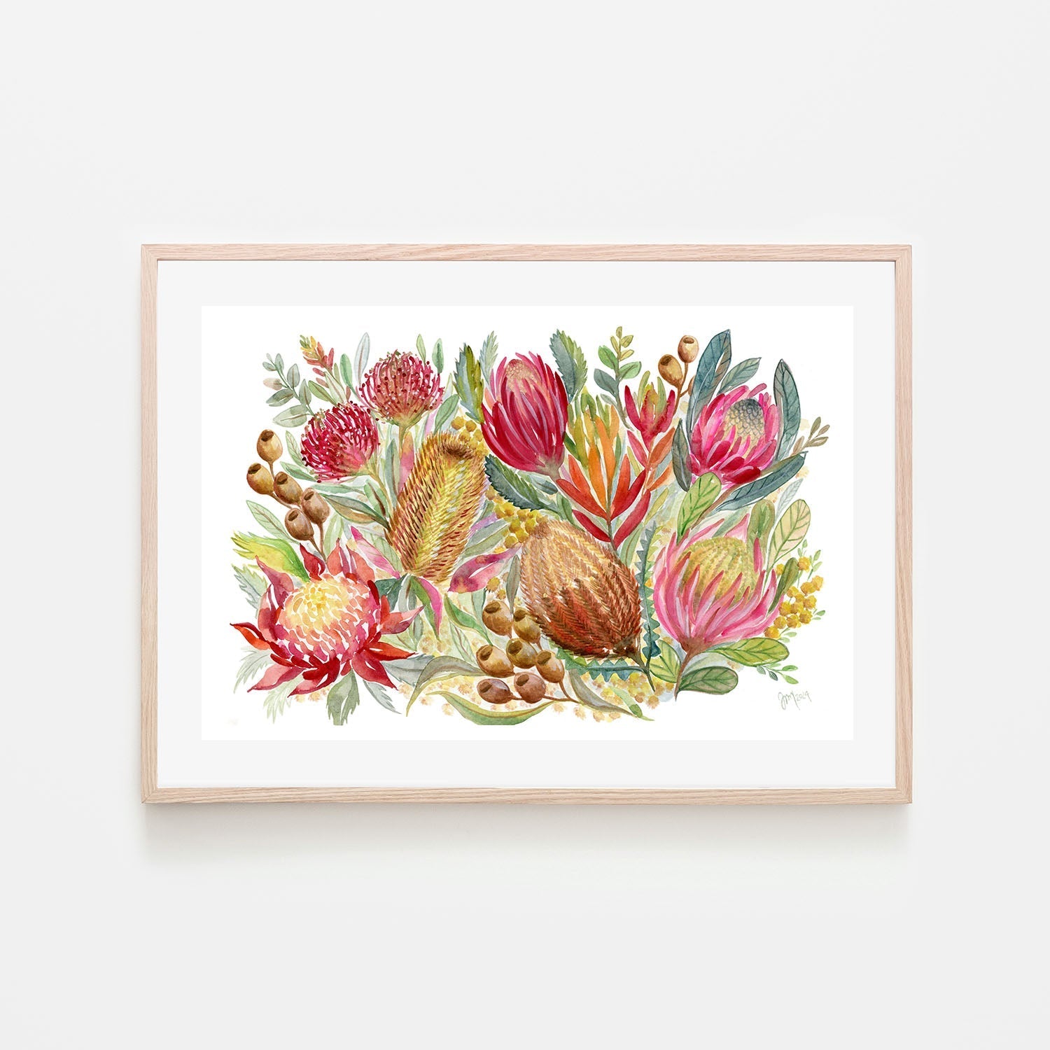 wall-art-print-canvas-poster-framed-Native Bunch , By Jessie Mitchelson-6