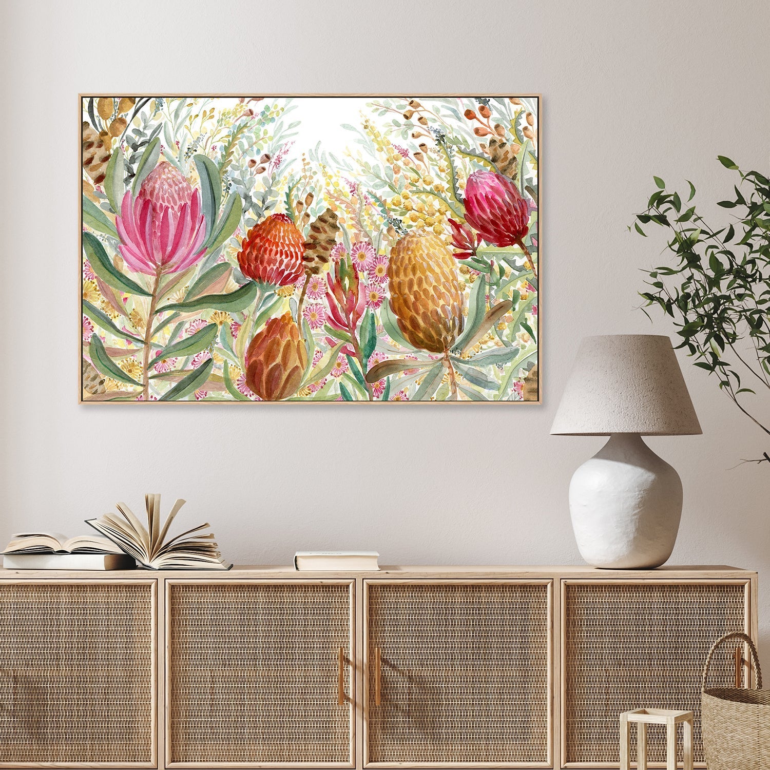 wall-art-print-canvas-poster-framed-Native Landscape , By Jessie Mitchelson-2