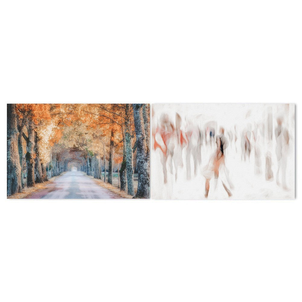 wall-art-print-canvas-poster-framed-Nature, City And Humans, Set Of 2, Style B-by-Plus X Studio-Gioia Wall Art