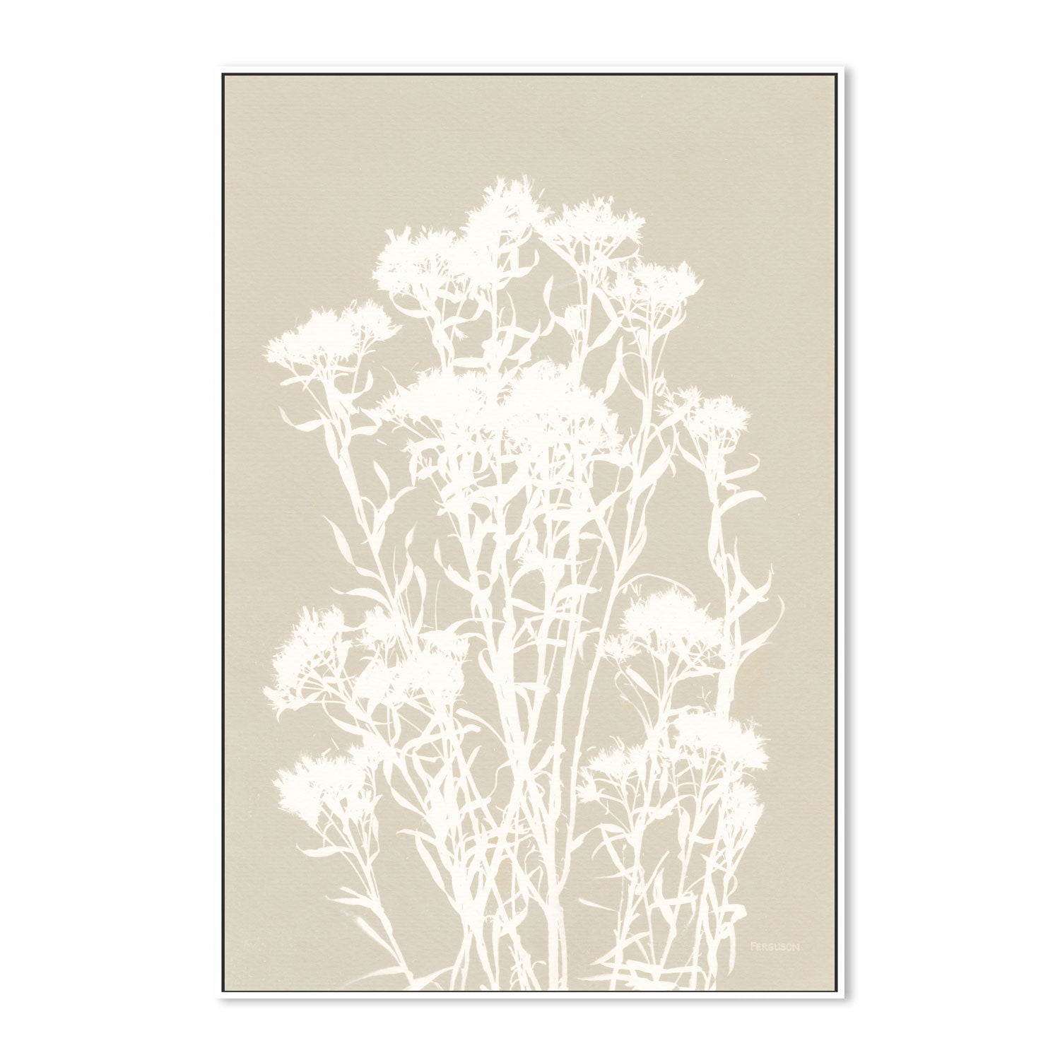 Neutral Alpine Flowers, Style B , By Kathy Ferguson