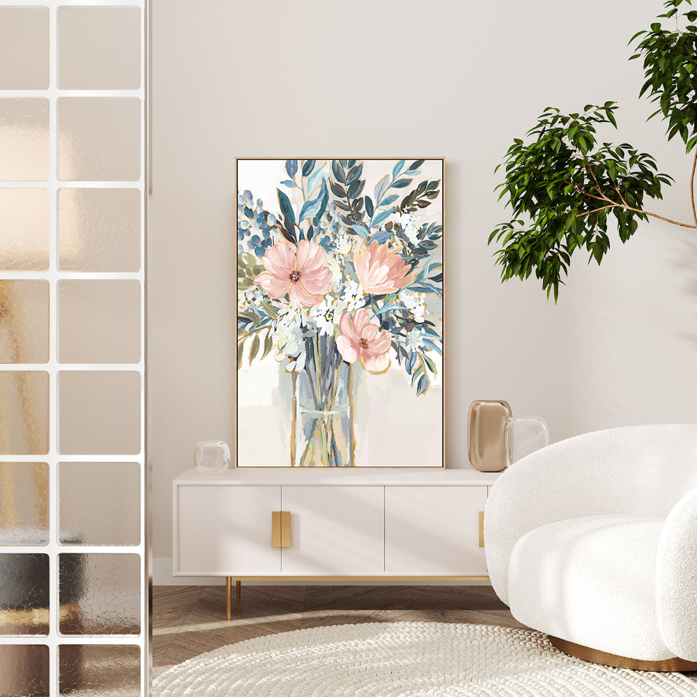 wall-art-print-canvas-poster-framed-Neutral Bouquet, Style B , By Nina Blue-7