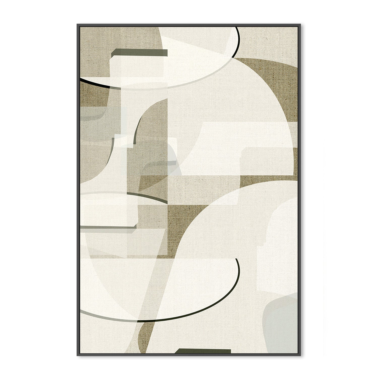wall-art-print-canvas-poster-framed-Neutral Curves, Style A-3