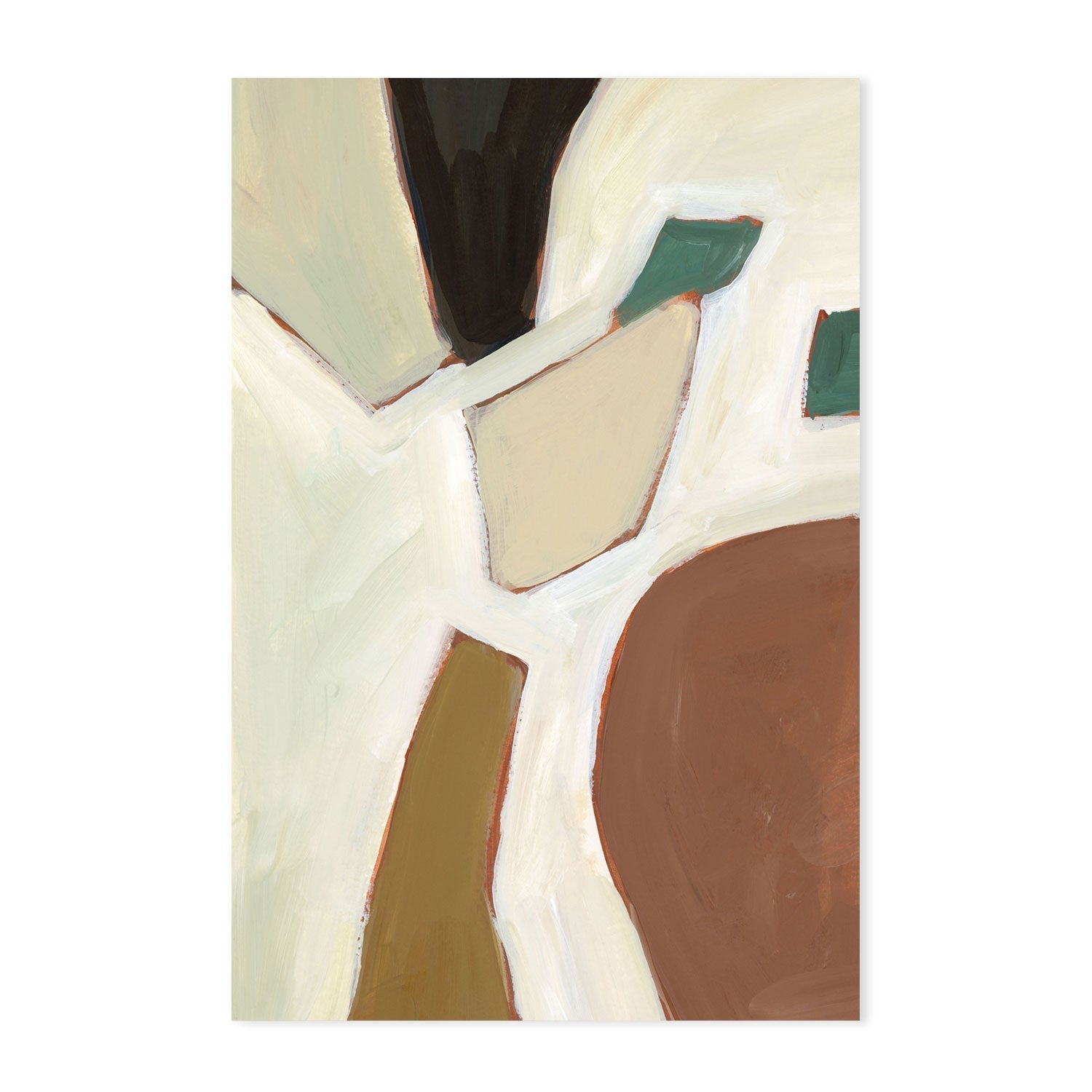 wall-art-print-canvas-poster-framed-Neutral Geometry, Style B-by-Emily Wood-Gioia Wall Art