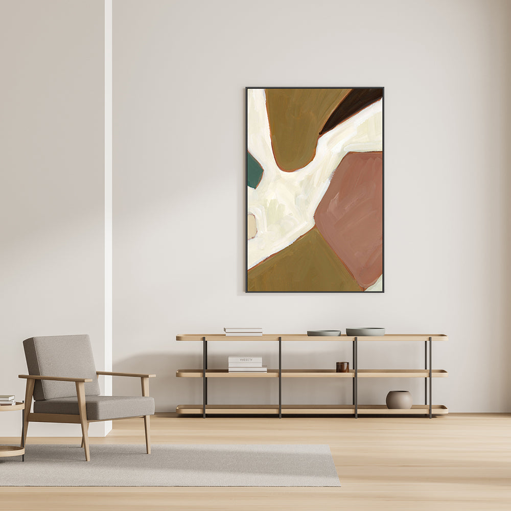 wall-art-print-canvas-poster-framed-Neutral Geometry, Style D-by-Emily Wood-Gioia Wall Art