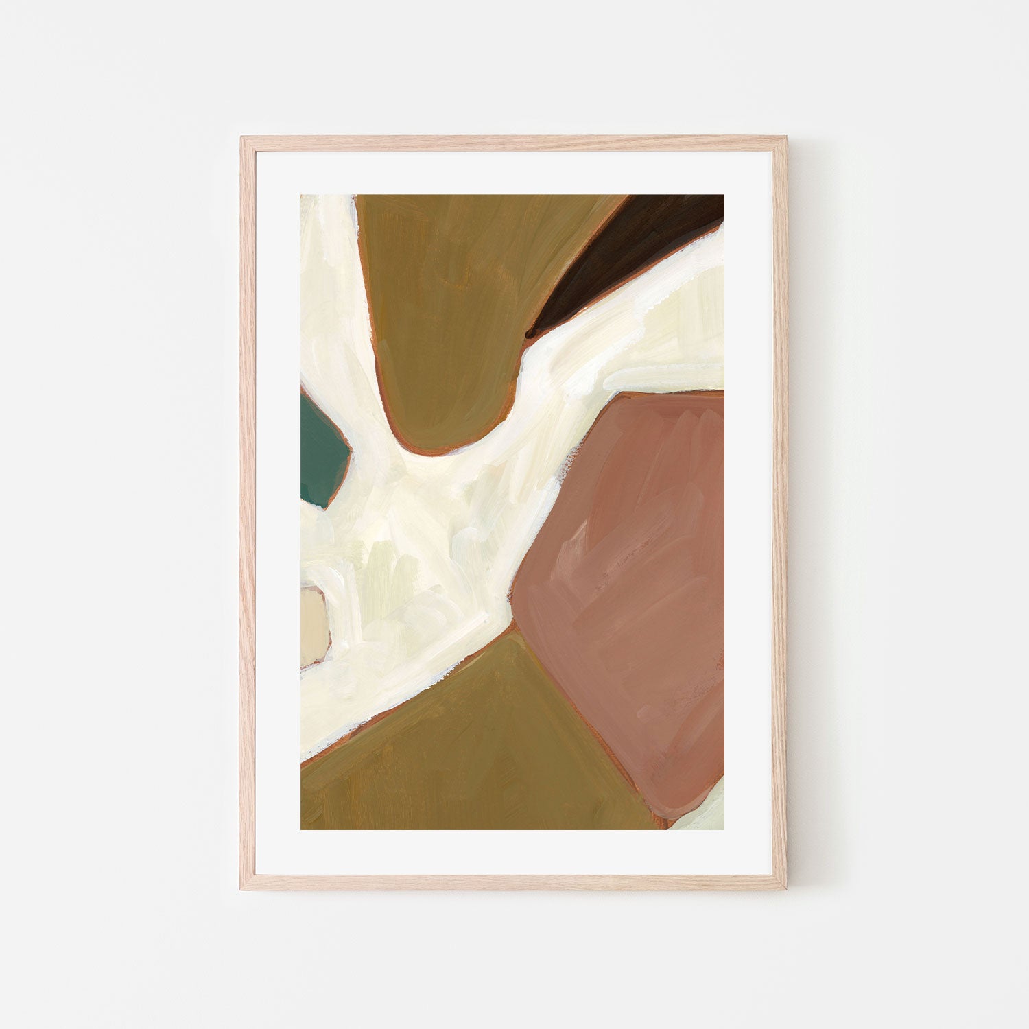 wall-art-print-canvas-poster-framed-Neutral Geometry, Style D-by-Emily Wood-Gioia Wall Art