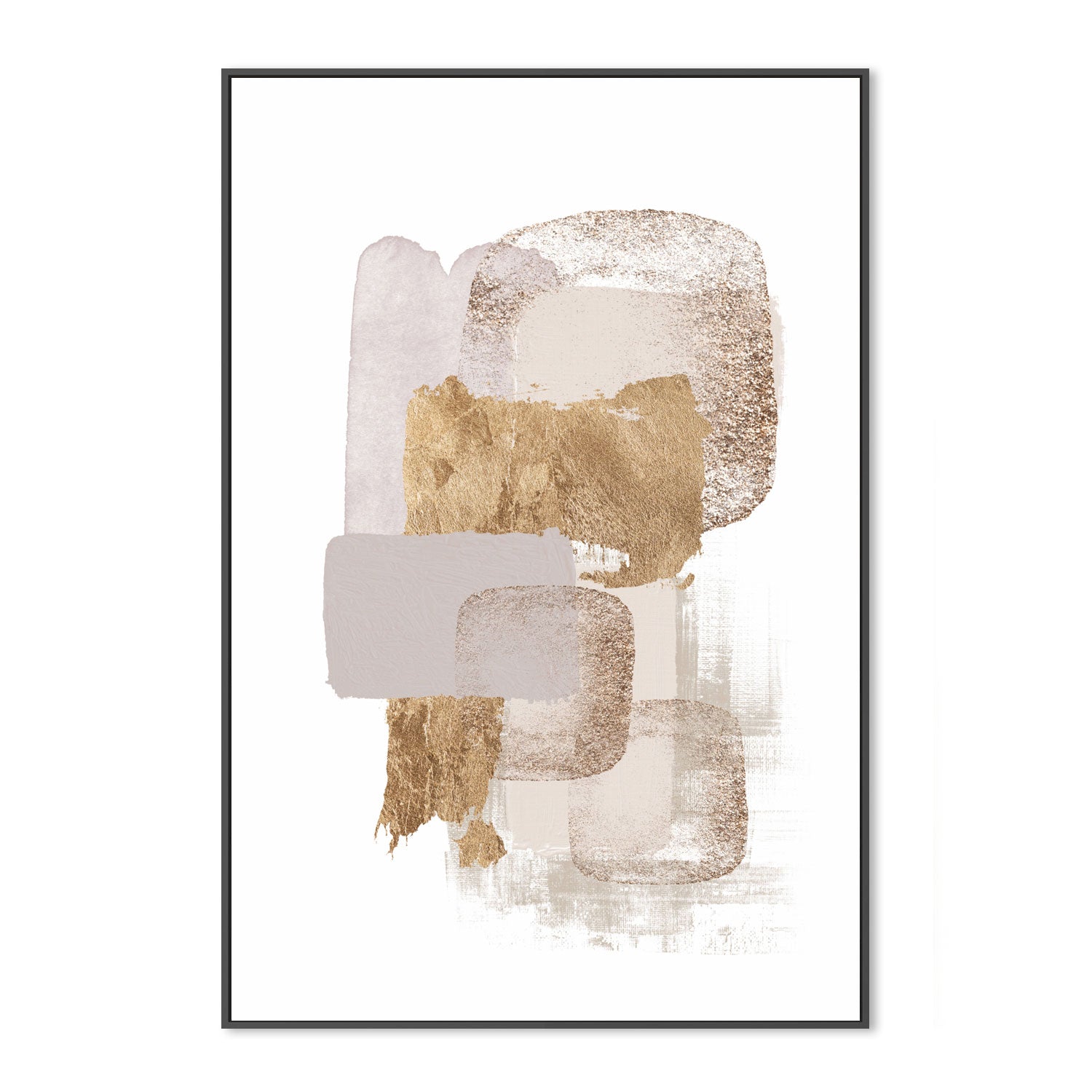 wall-art-print-canvas-poster-framed-Neutral Gold, Style A , By Sally Ann Moss-GIOIA-WALL-ART