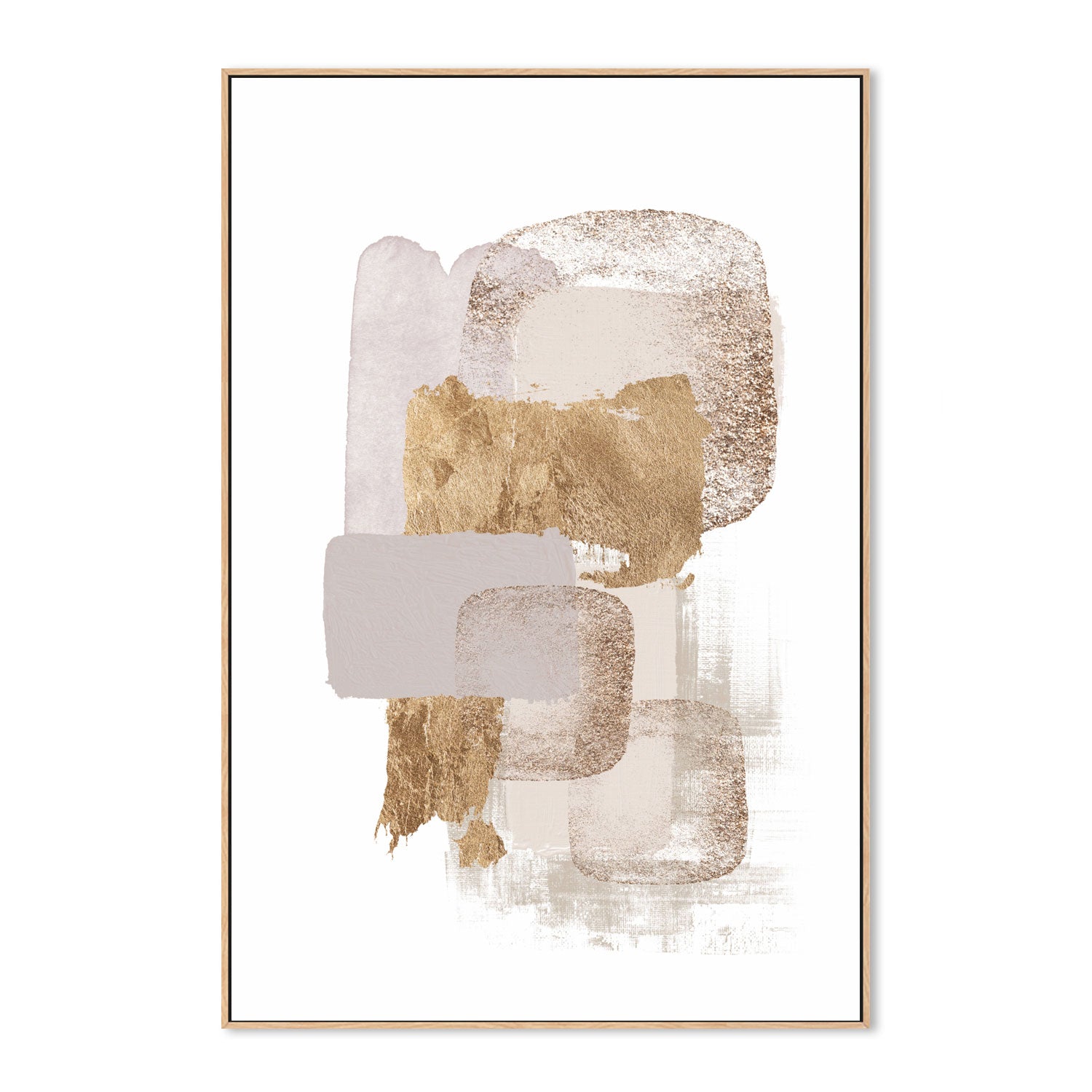 wall-art-print-canvas-poster-framed-Neutral Gold, Style A , By Sally Ann Moss-GIOIA-WALL-ART