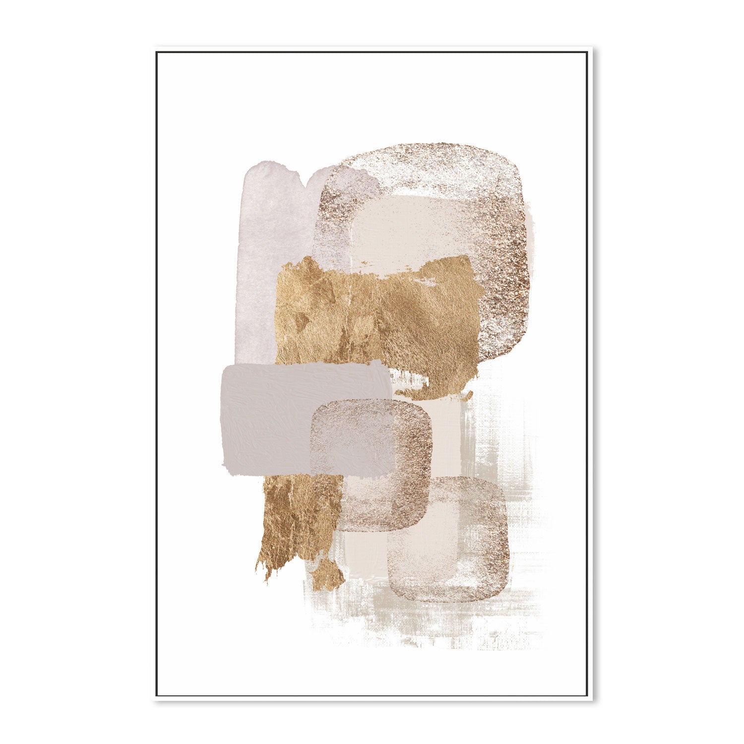 wall-art-print-canvas-poster-framed-Neutral Gold, Style A , By Sally Ann Moss-GIOIA-WALL-ART