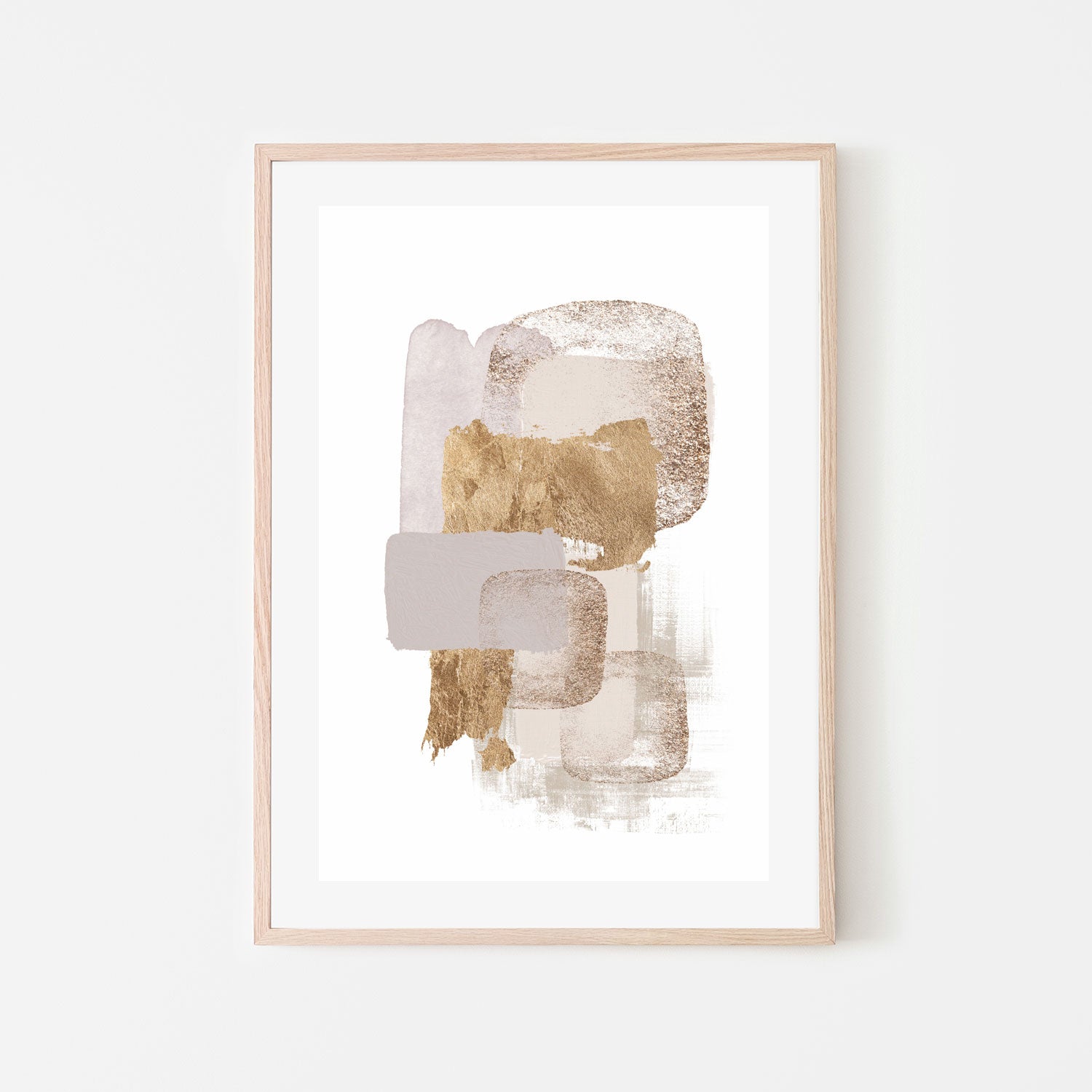 wall-art-print-canvas-poster-framed-Neutral Gold, Style A , By Sally Ann Moss-GIOIA-WALL-ART