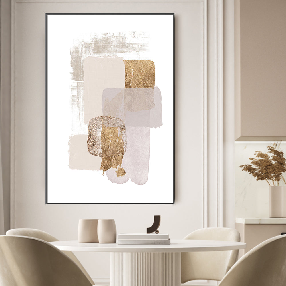 wall-art-print-canvas-poster-framed-Neutral Gold, Style B , By Sally Ann Moss-GIOIA-WALL-ART