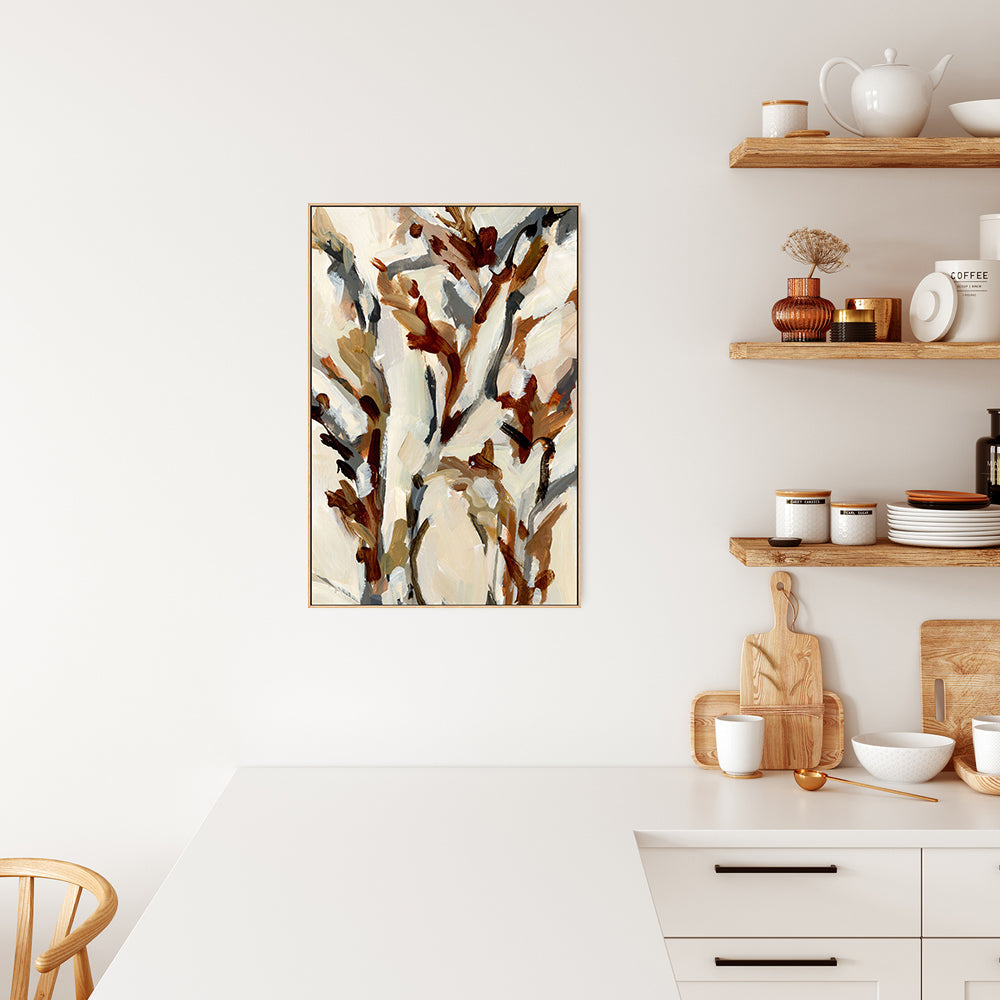 wall-art-print-canvas-poster-framed-Neutral Shrubbery, Style A-by-Emily Wood-Gioia Wall Art