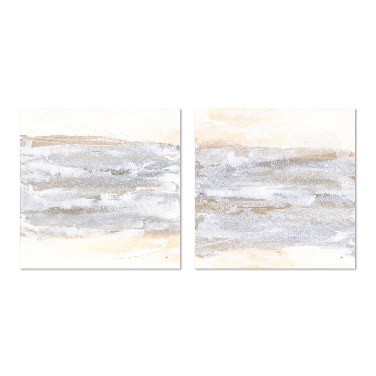 wall-art-print-canvas-poster-framed-Neutral Texture, Set of 2-by-Chris Paschke-Gioia Wall Art