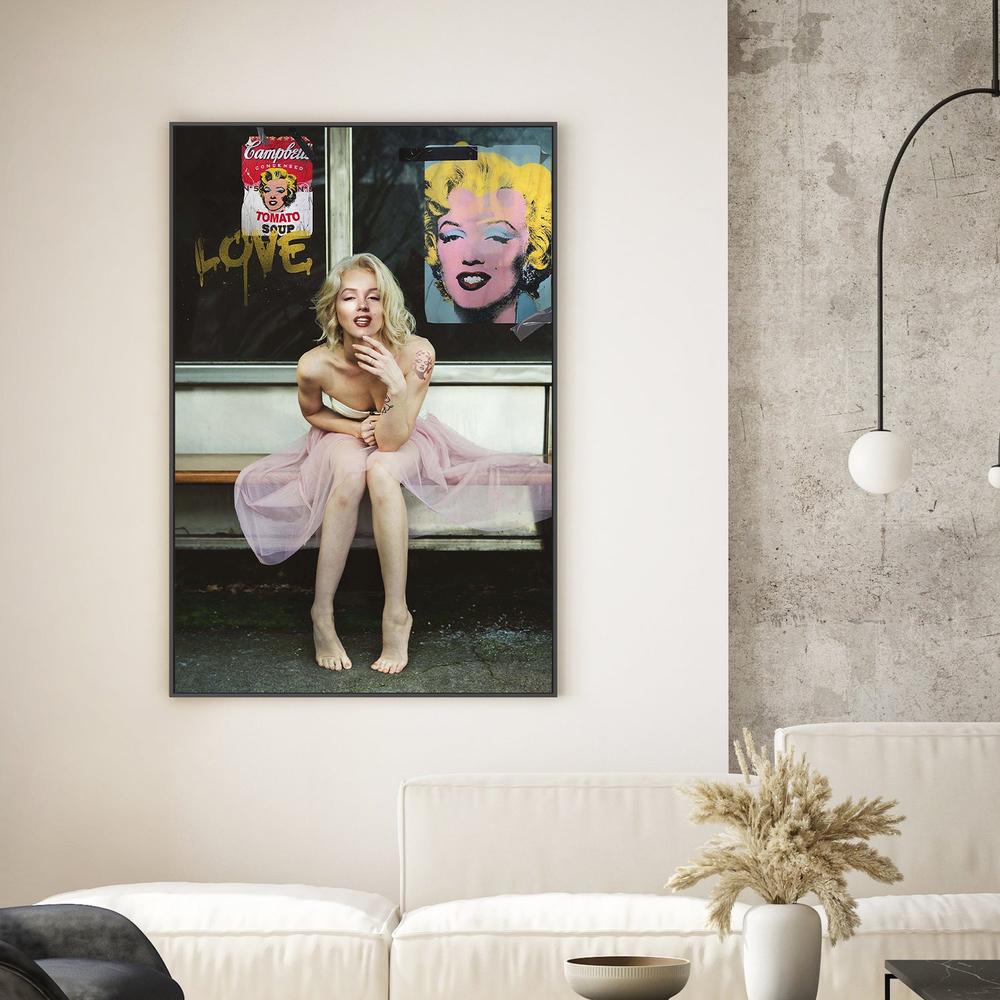 wall-art-print-canvas-poster-framed-New Marilyn-2