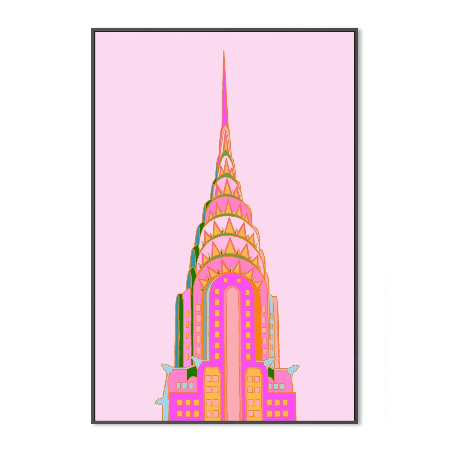 wall-art-print-canvas-poster-framed-New York Skyscraper-3