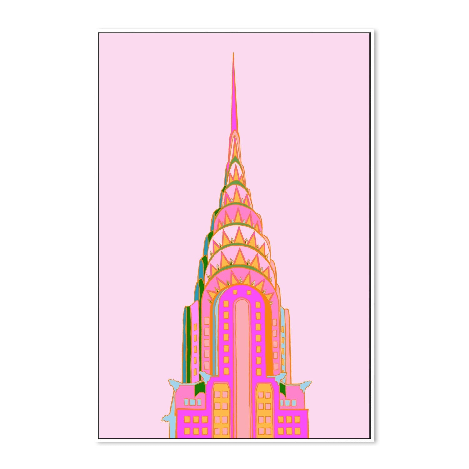wall-art-print-canvas-poster-framed-New York Skyscraper-5