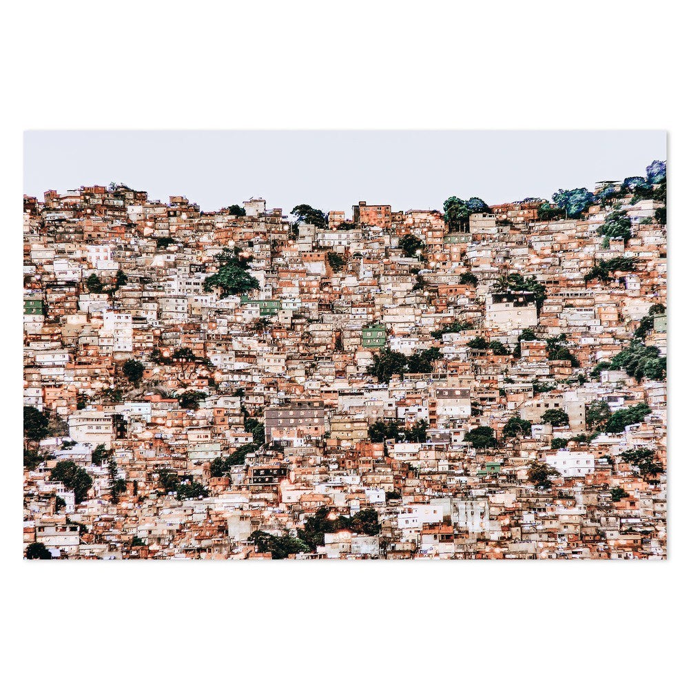 wall-art-print-canvas-poster-framed-Nightfall In The Favela Da Rocinha, By Adelino Alves-by-Plus X Studio-Gioia Wall Art