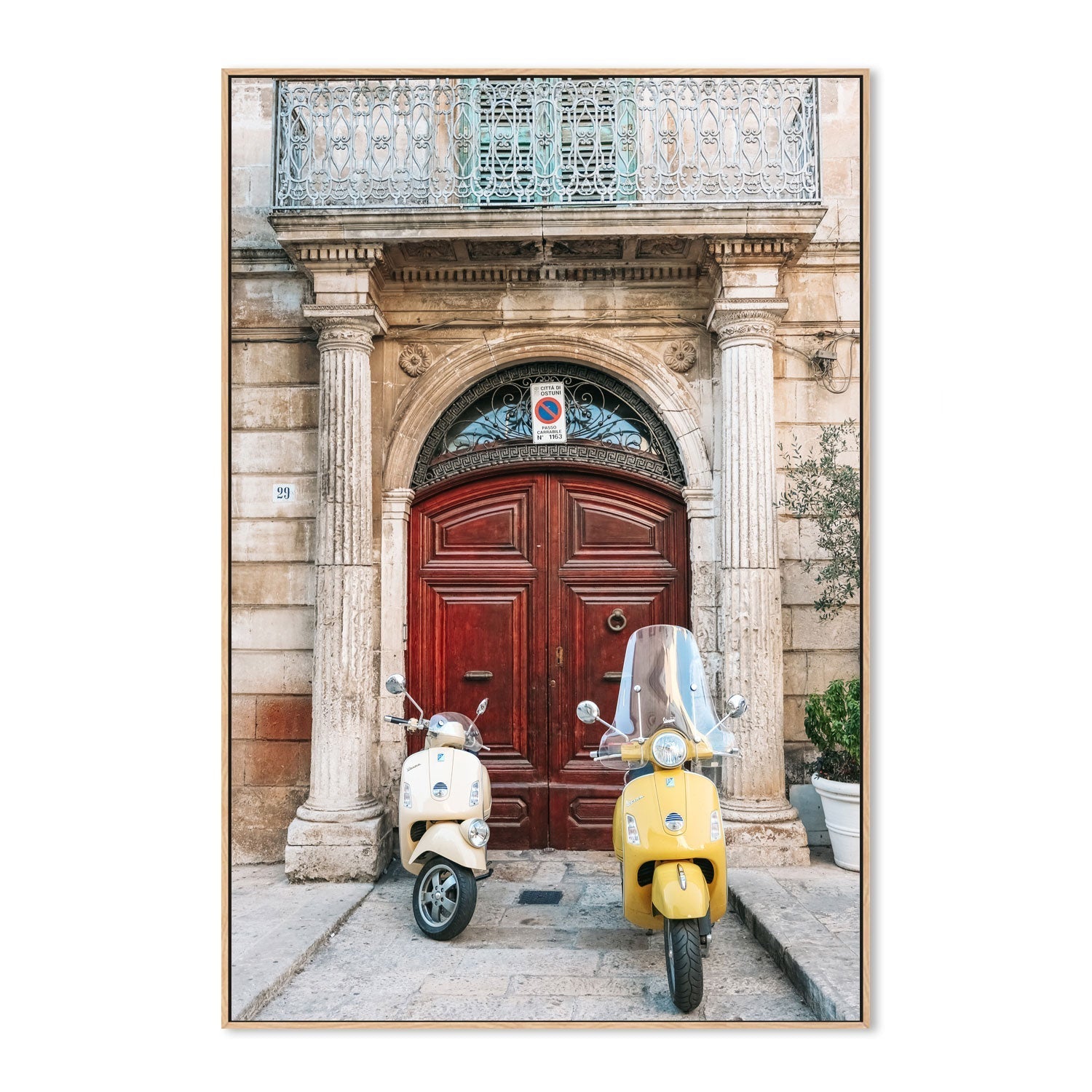 wall-art-print-canvas-poster-framed-No parking , By Leggera Studio-GIOIA-WALL-ART