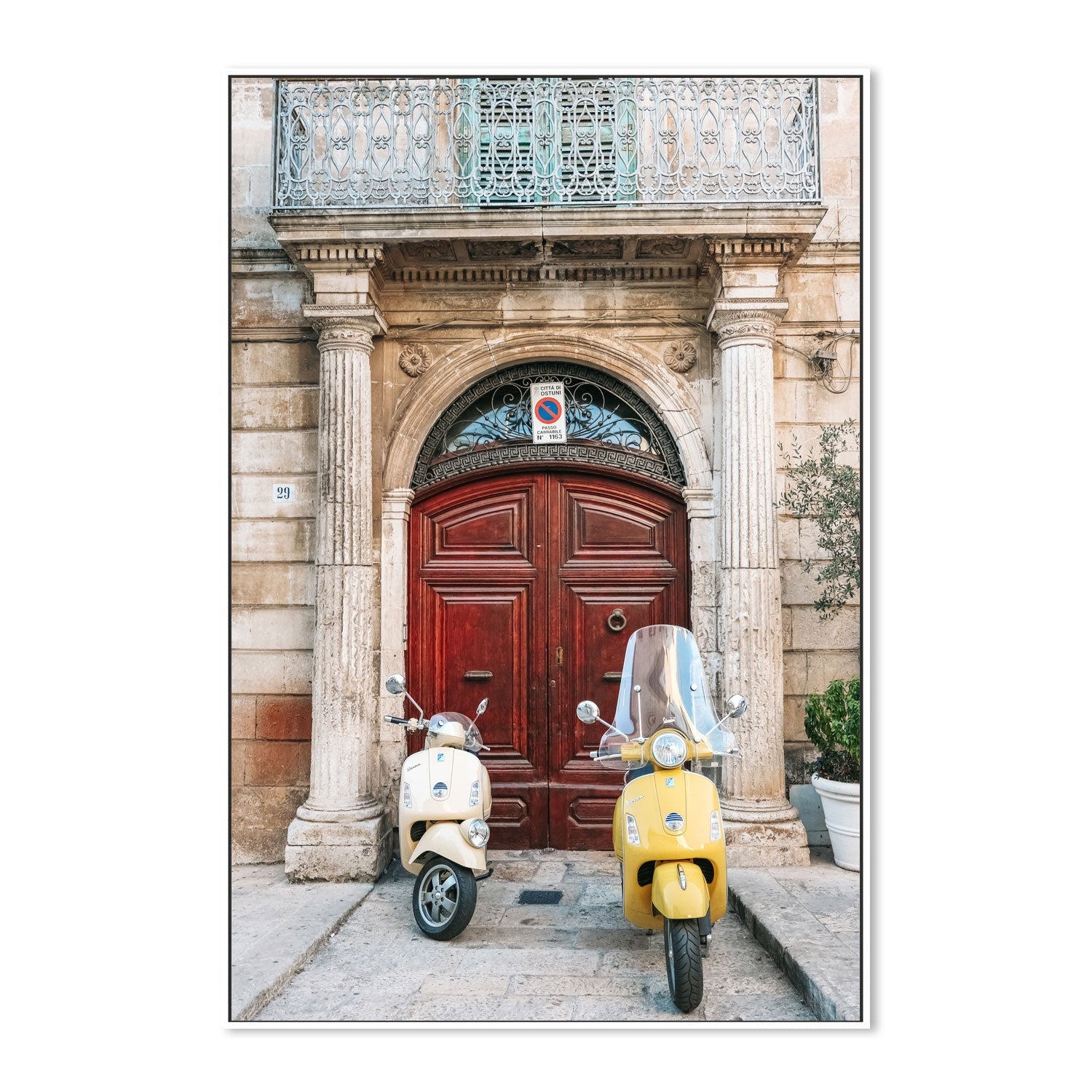 wall-art-print-canvas-poster-framed-No parking , By Leggera Studio-GIOIA-WALL-ART