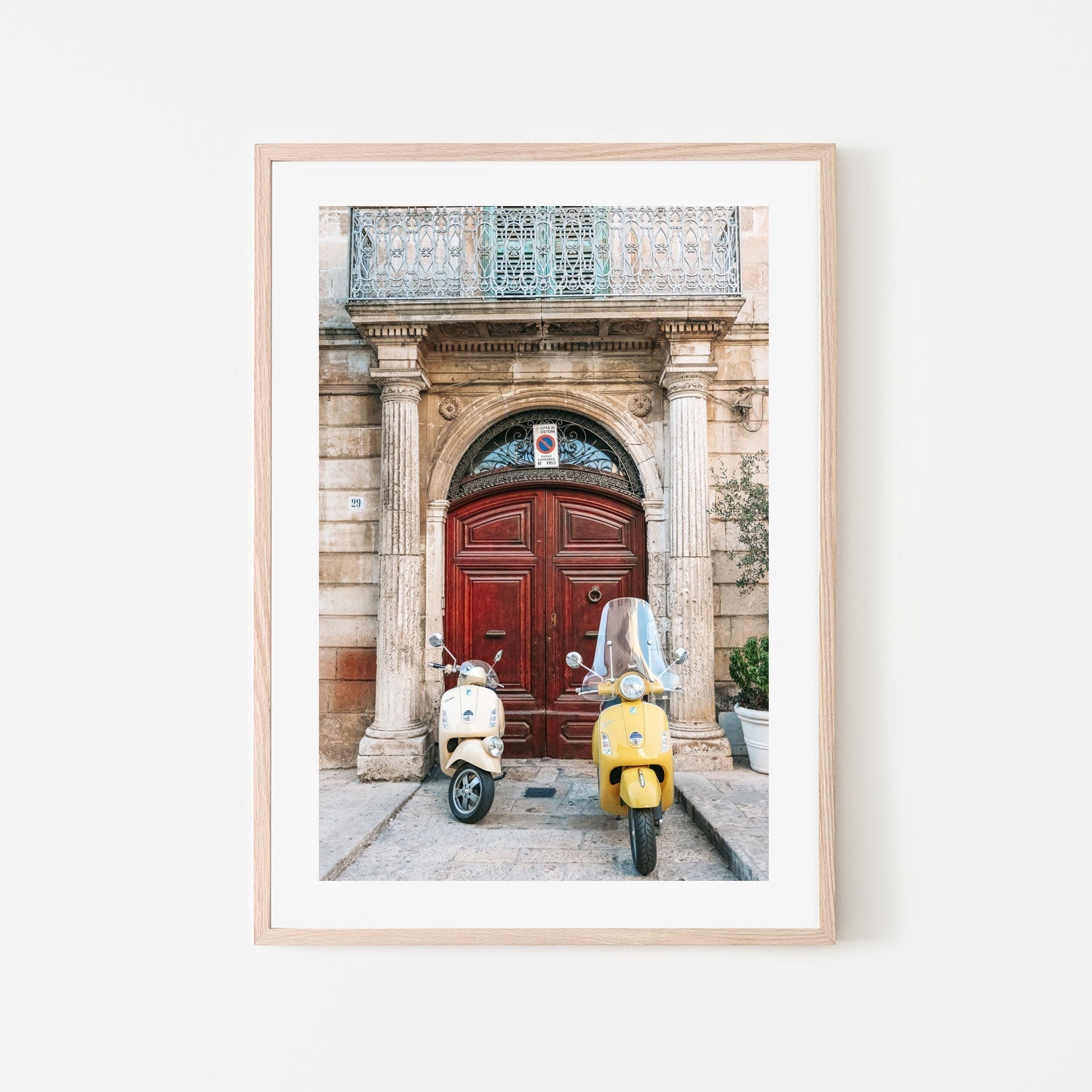 wall-art-print-canvas-poster-framed-No parking , By Leggera Studio-GIOIA-WALL-ART
