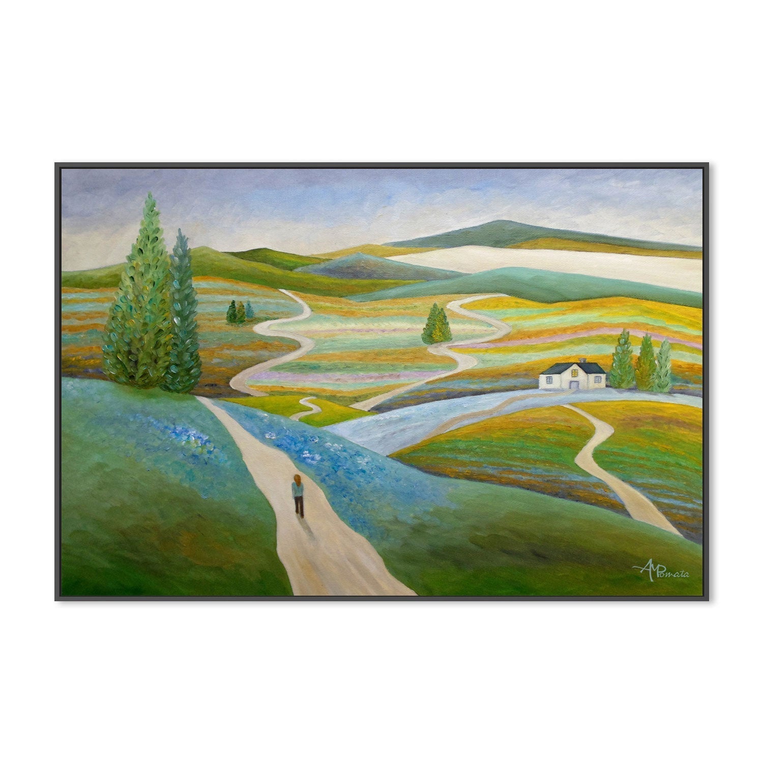 wall-art-print-canvas-poster-framed-No Turning Back , By Angeles M. Pomata-3