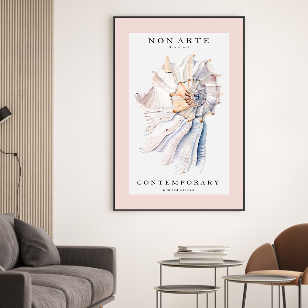 wall-art-print-canvas-poster-framed-Non Arte Sea Shell-GIOIA-WALL-ART