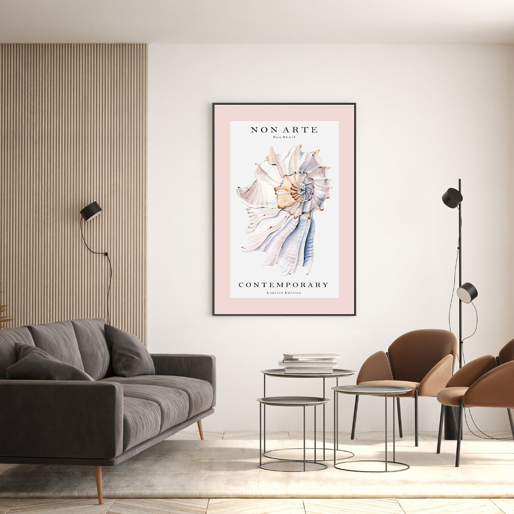 wall-art-print-canvas-poster-framed-Non Arte Sea Shell-GIOIA-WALL-ART