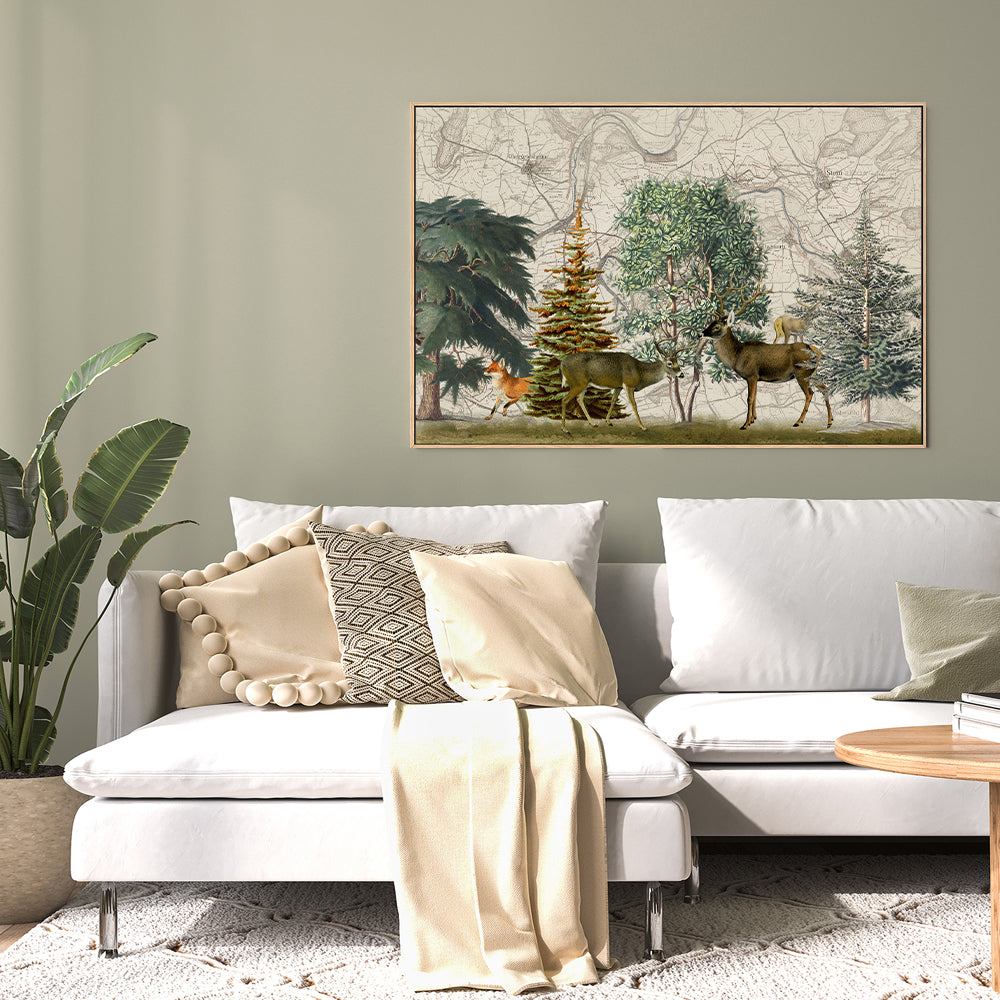 wall-art-print-canvas-poster-framed-Nordic Woods, Style A, By Andrea Haase-GIOIA-WALL-ART