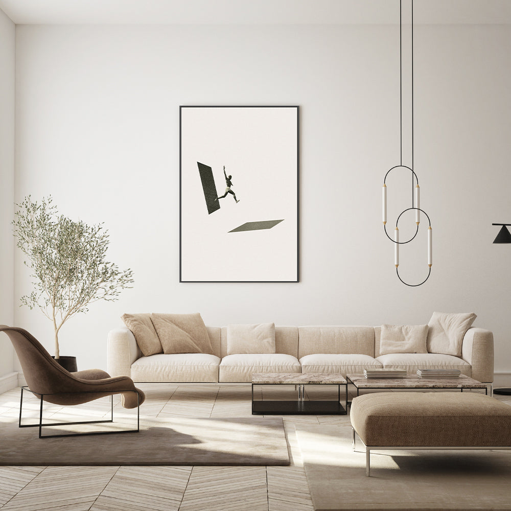 wall-art-print-canvas-poster-framed-Not The One To Wait-GIOIA-WALL-ART