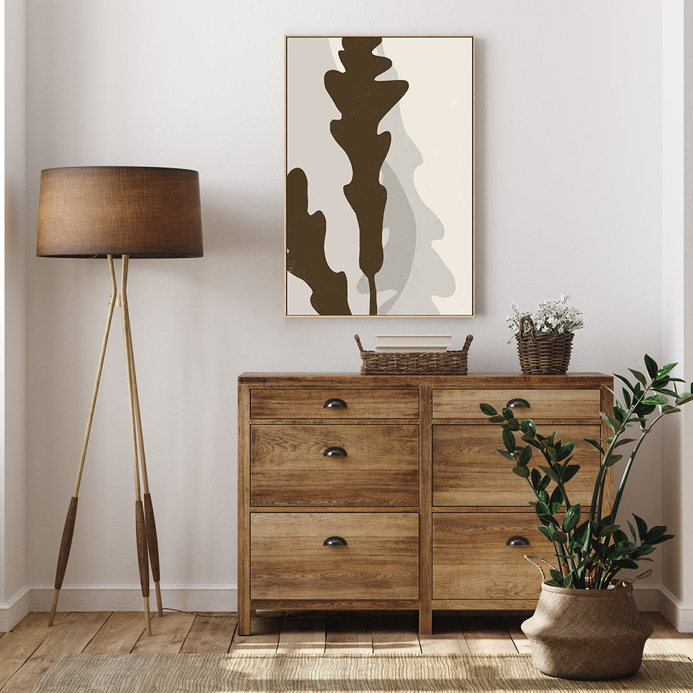 wall-art-print-canvas-poster-framed-Oak Leaf, Style A , By Danushka Abeygoda-GIOIA-WALL-ART