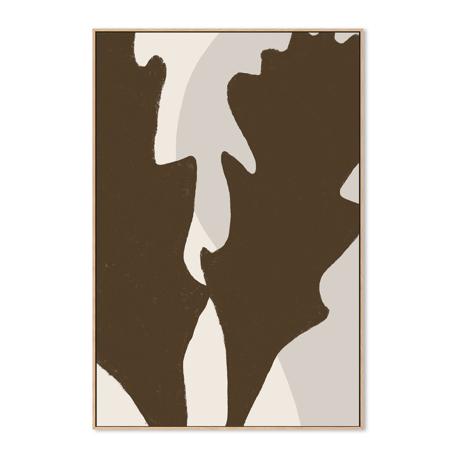 wall-art-print-canvas-poster-framed-Oak Leaf, Style B , By Danushka Abeygoda-GIOIA-WALL-ART
