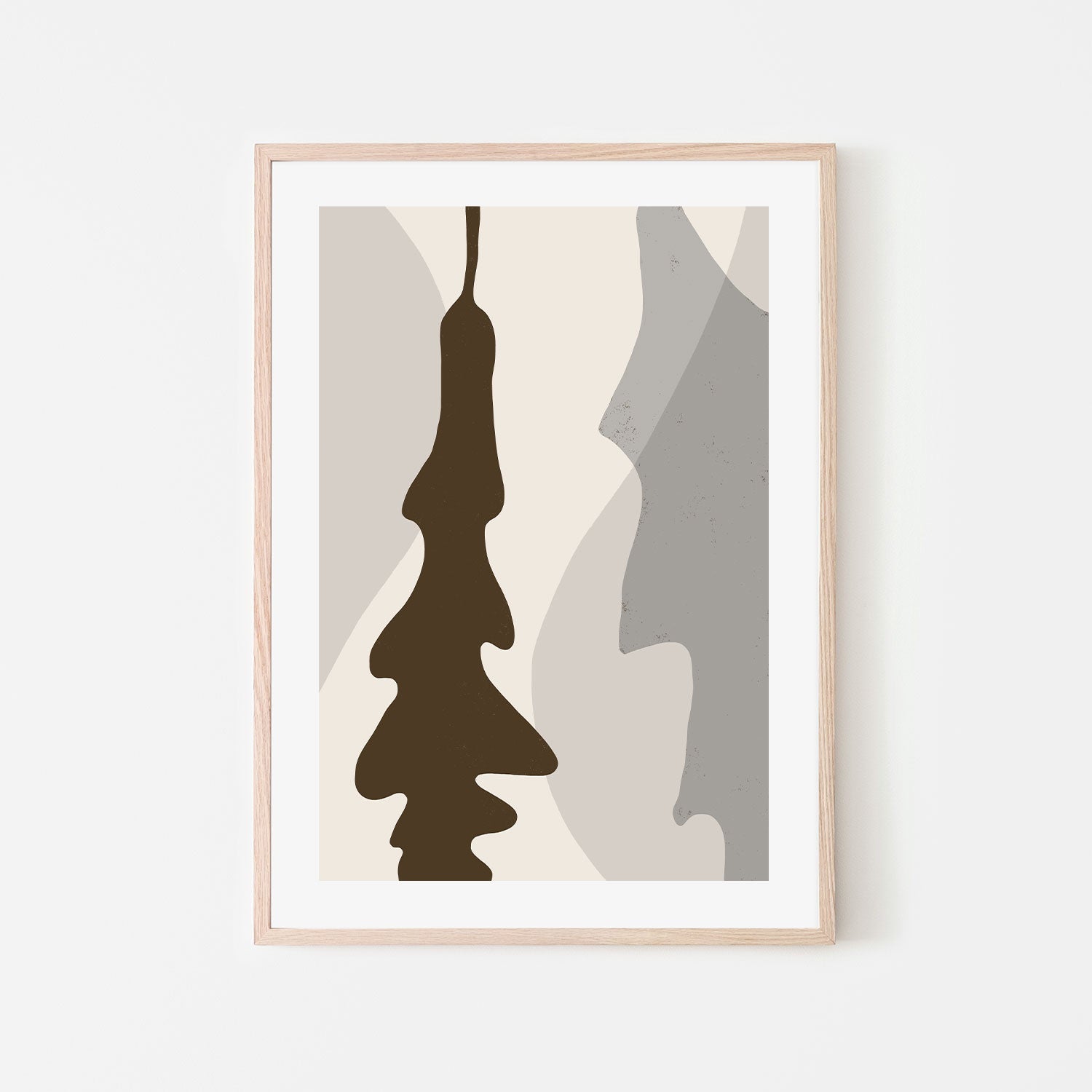wall-art-print-canvas-poster-framed-Oak Leaf, Style C , By Danushka Abeygoda-GIOIA-WALL-ART