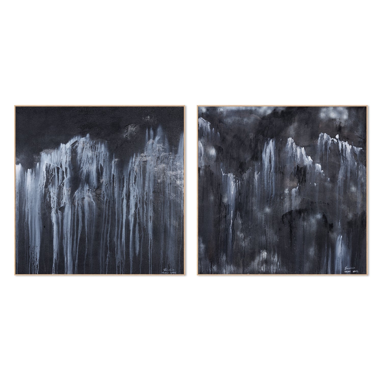 wall-art-print-canvas-poster-framed-Obscure & Peering Through, Set Of 2 , By Teagan Watts-4