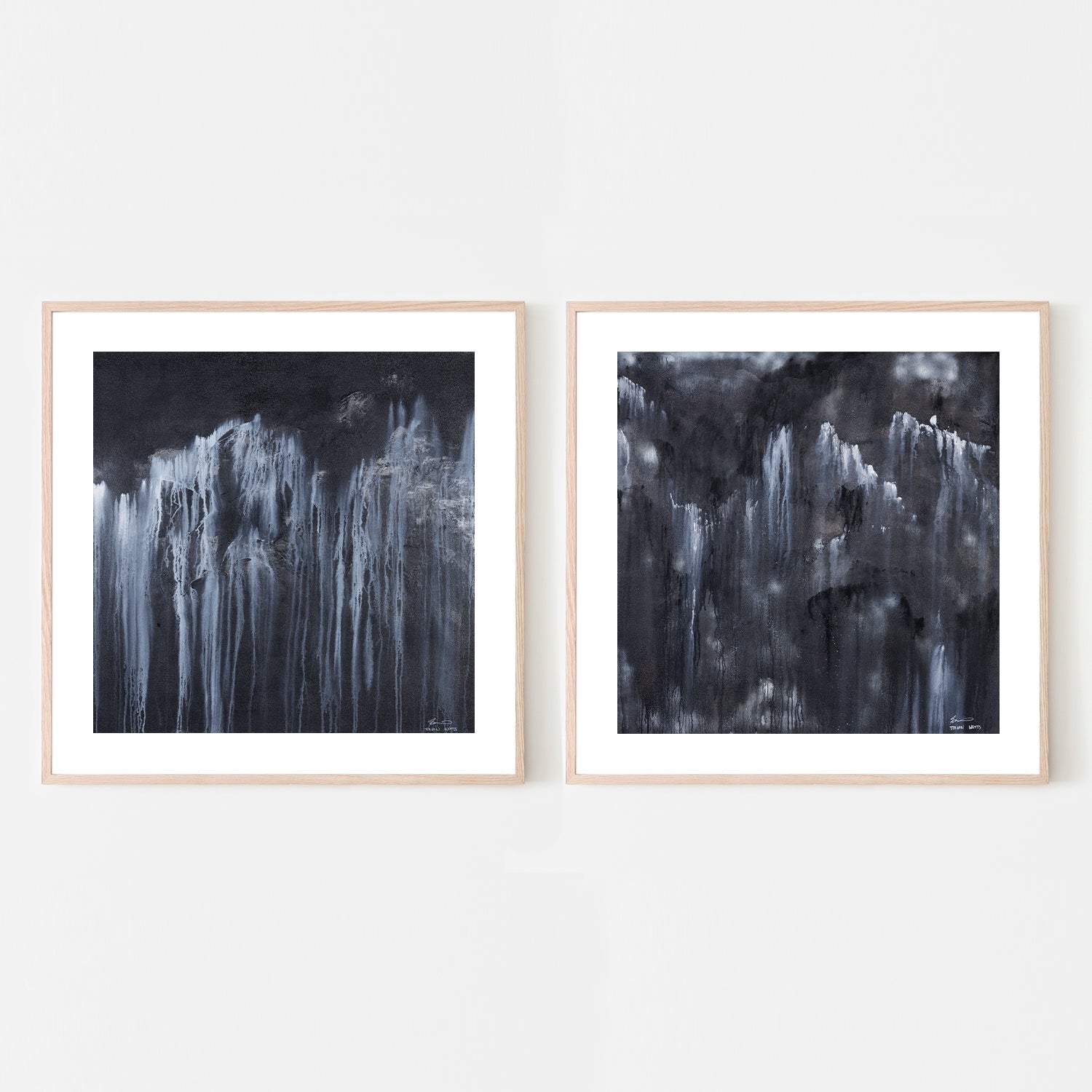 wall-art-print-canvas-poster-framed-Obscure & Peering Through, Set Of 2 , By Teagan Watts-6