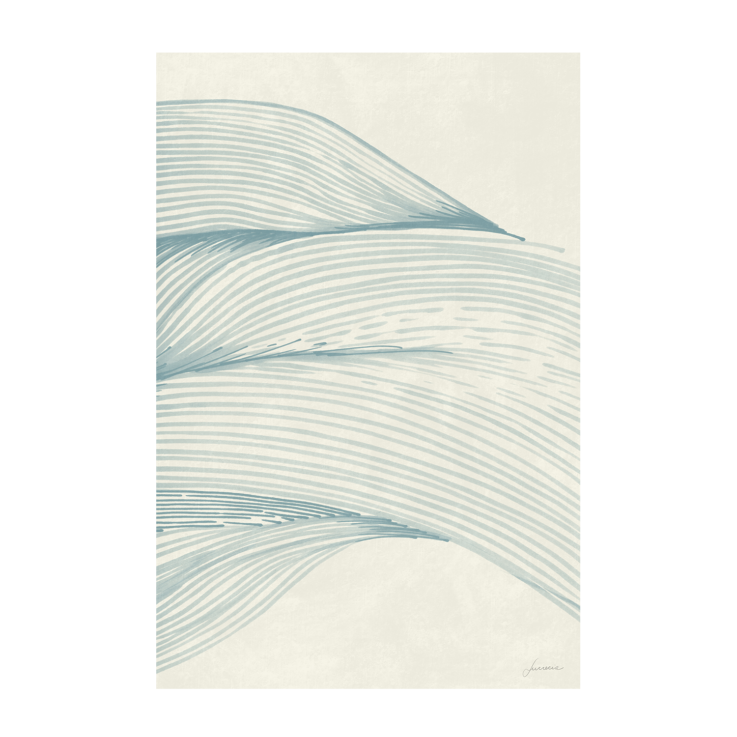 wall-art-print-canvas-poster-framed-Ocean In Lines, Style A & B, Set Of 2 , By Lucrecia Caporale-8