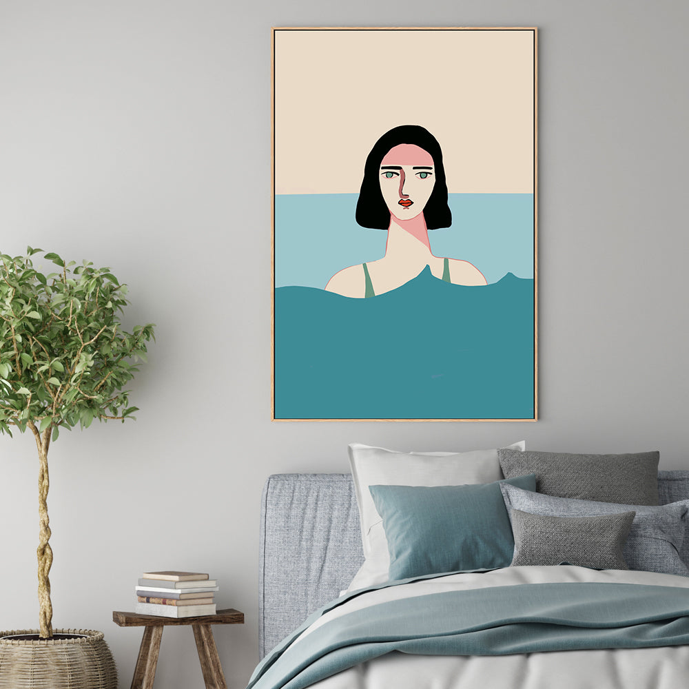 wall-art-print-canvas-poster-framed-Ocean Lady , By Sharyn Bursic-2