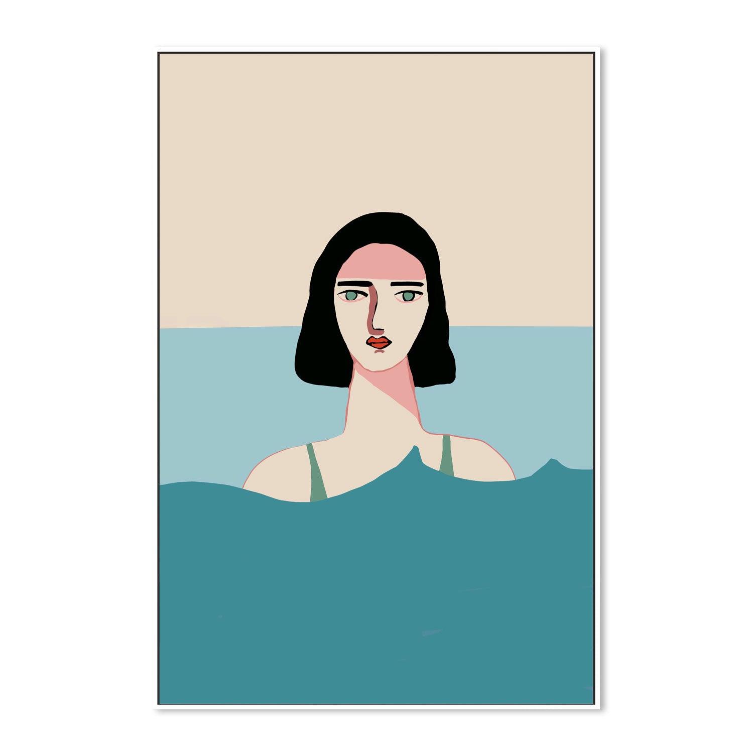 wall-art-print-canvas-poster-framed-Ocean Lady , By Sharyn Bursic-5