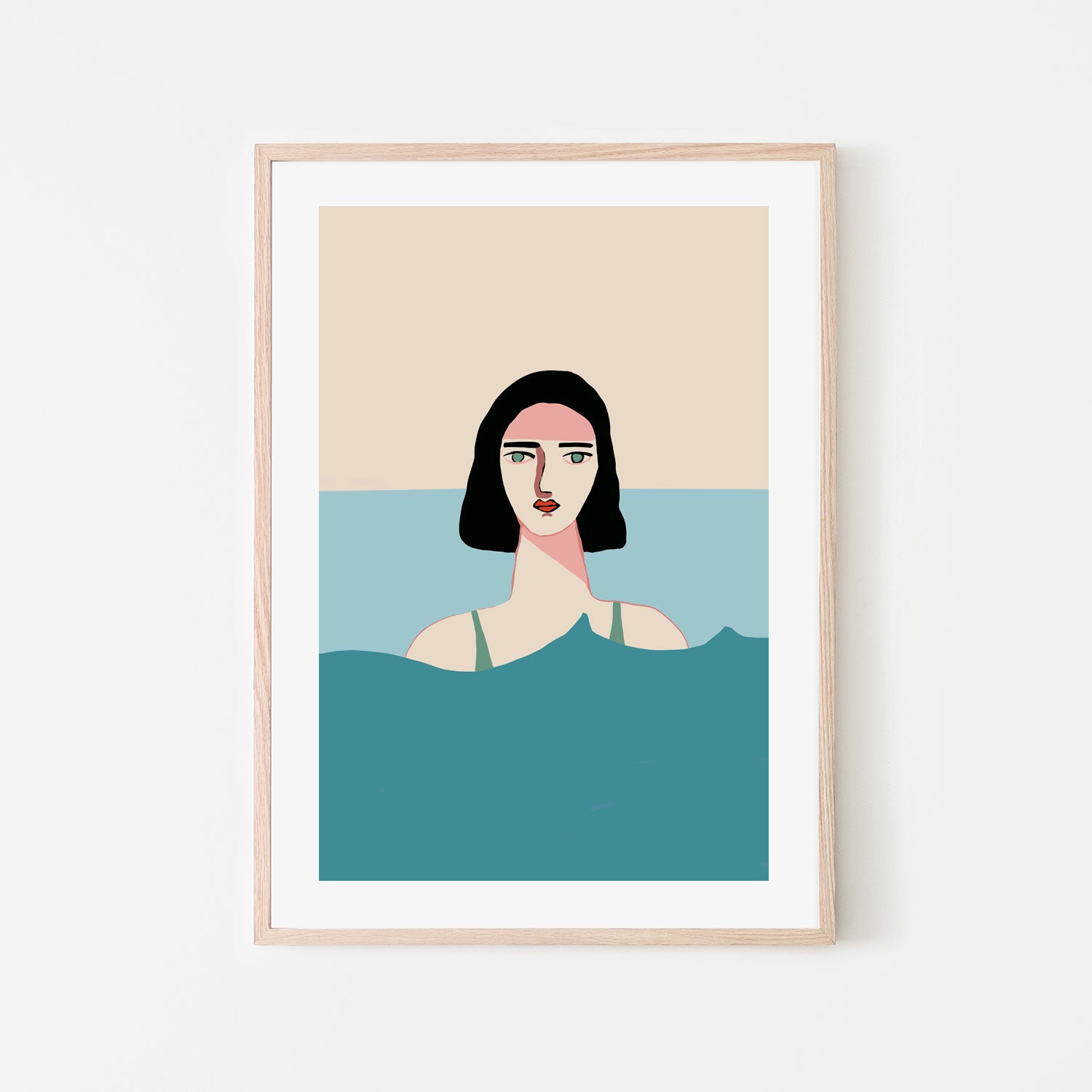 wall-art-print-canvas-poster-framed-Ocean Lady , By Sharyn Bursic-6