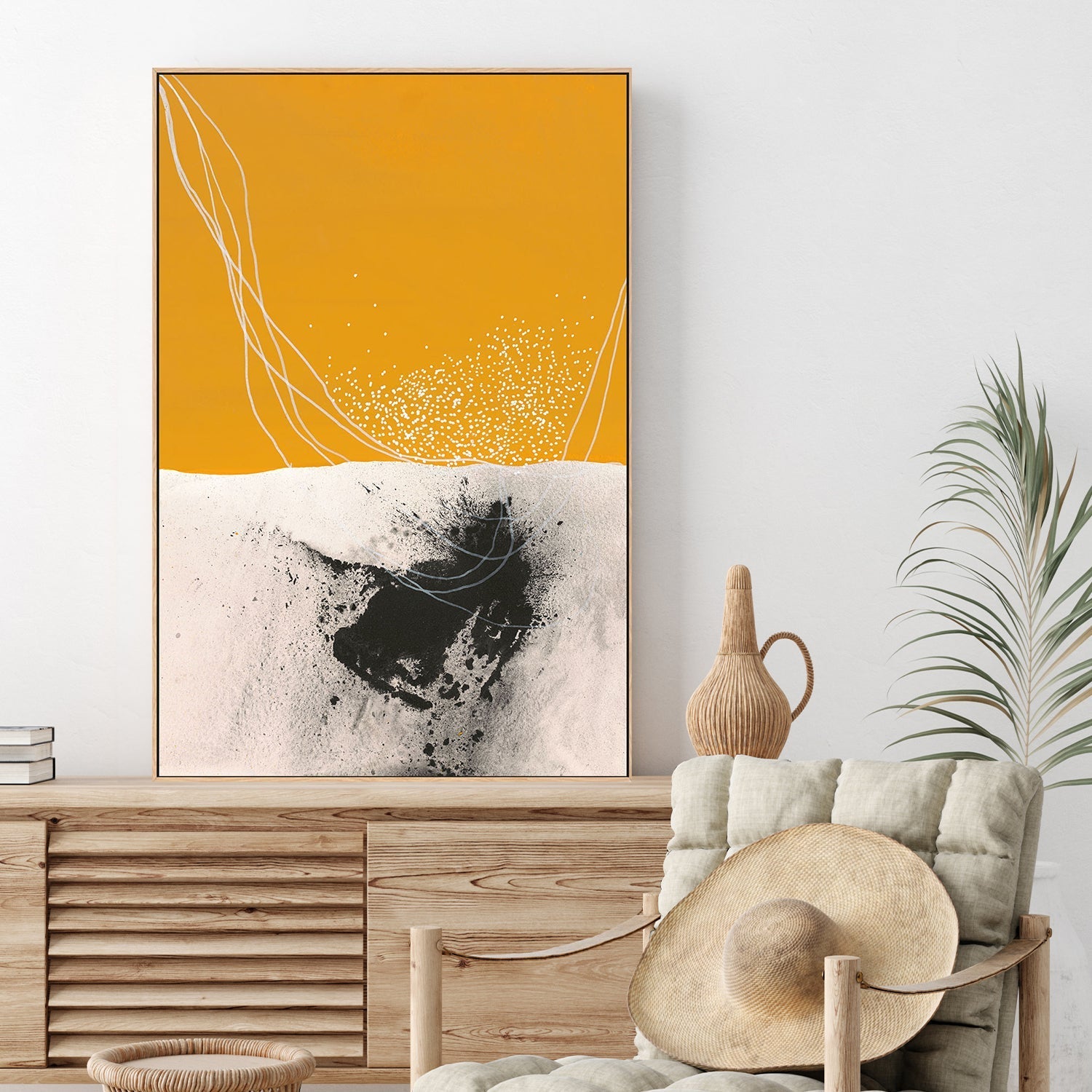 wall-art-print-canvas-poster-framed-Ochre , By Aubrey-2