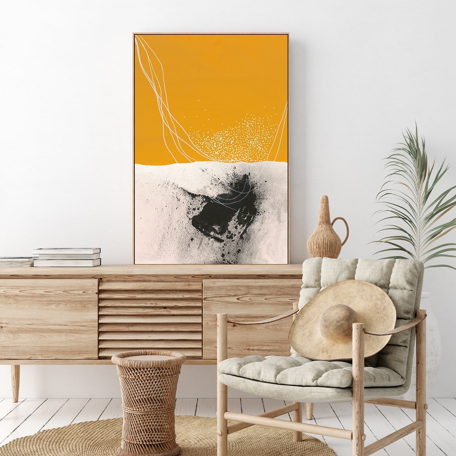 wall-art-print-canvas-poster-framed-Ochre , By Aubrey-7