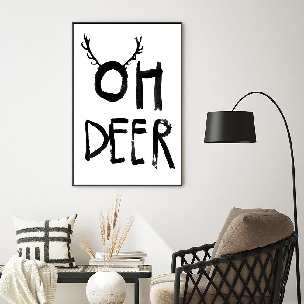 wall-art-print-canvas-poster-framed-Oh Deer , By Treechild-GIOIA-WALL-ART