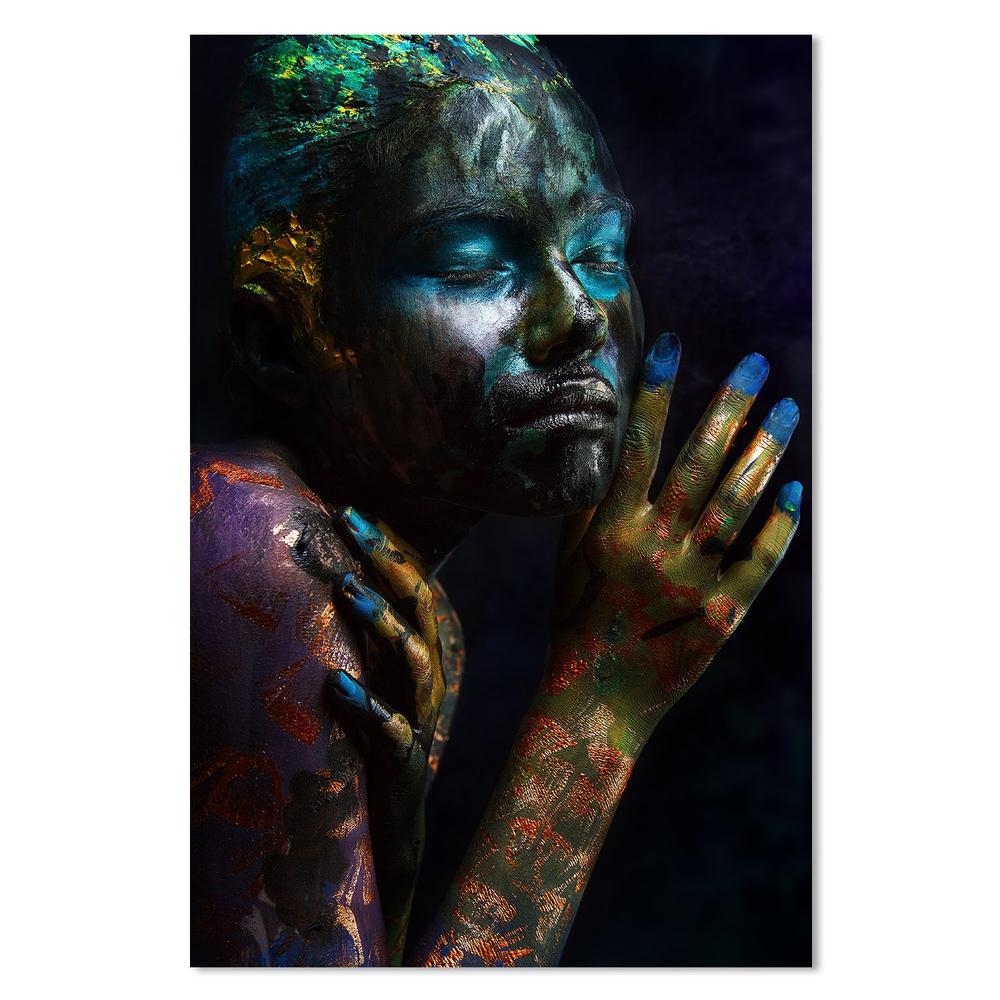 wall-art-print-canvas-poster-framed-Oil & Fish, By Ivan Kovalev-by-Plus X Studio-Gioia Wall Art