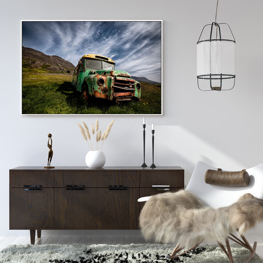 Old Green, by Torsteinn H. Ingibergsson-Gioia-Prints-Framed-Canvas-Poster-GIOIA-WALL-ART