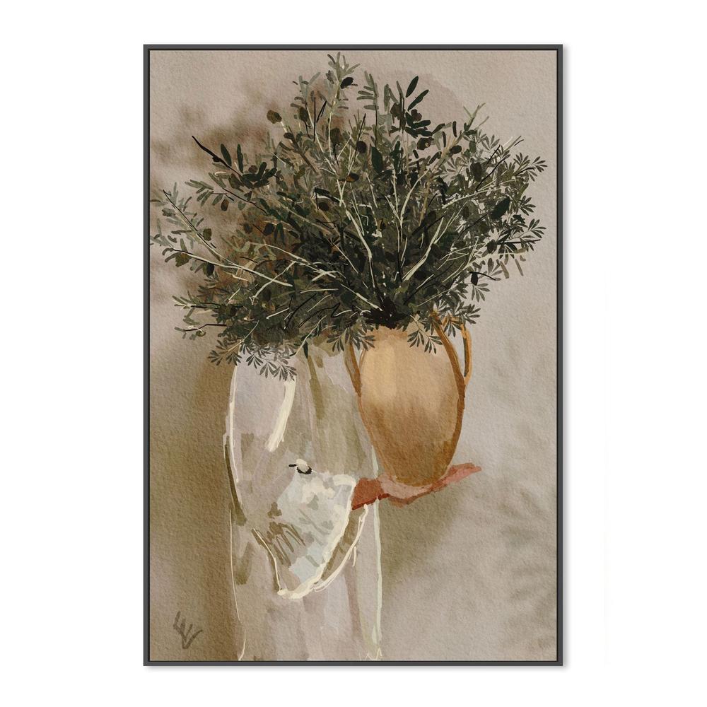 wall-art-print-canvas-poster-framed-Olive Lady , By Ekaterina Zagorska-3