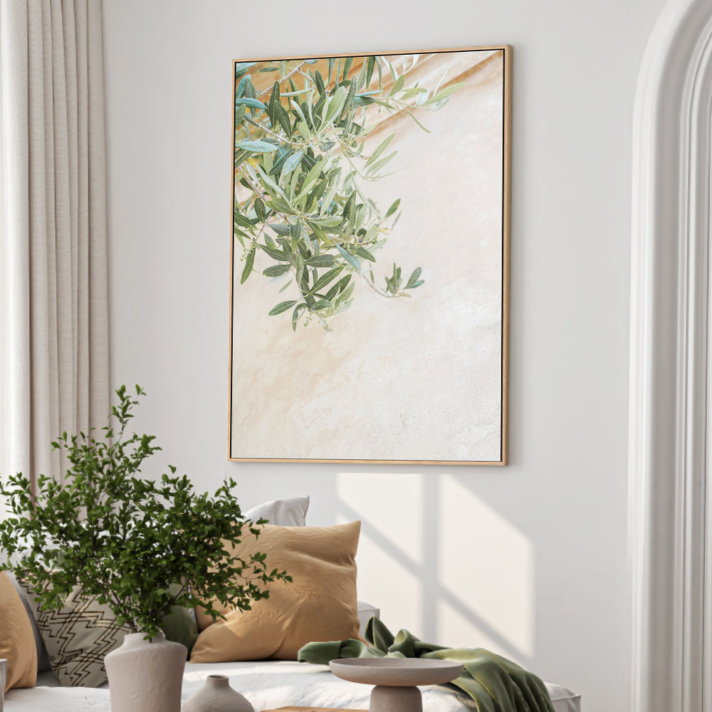 wall-art-print-canvas-poster-framed-Olive Tree Leaves-2