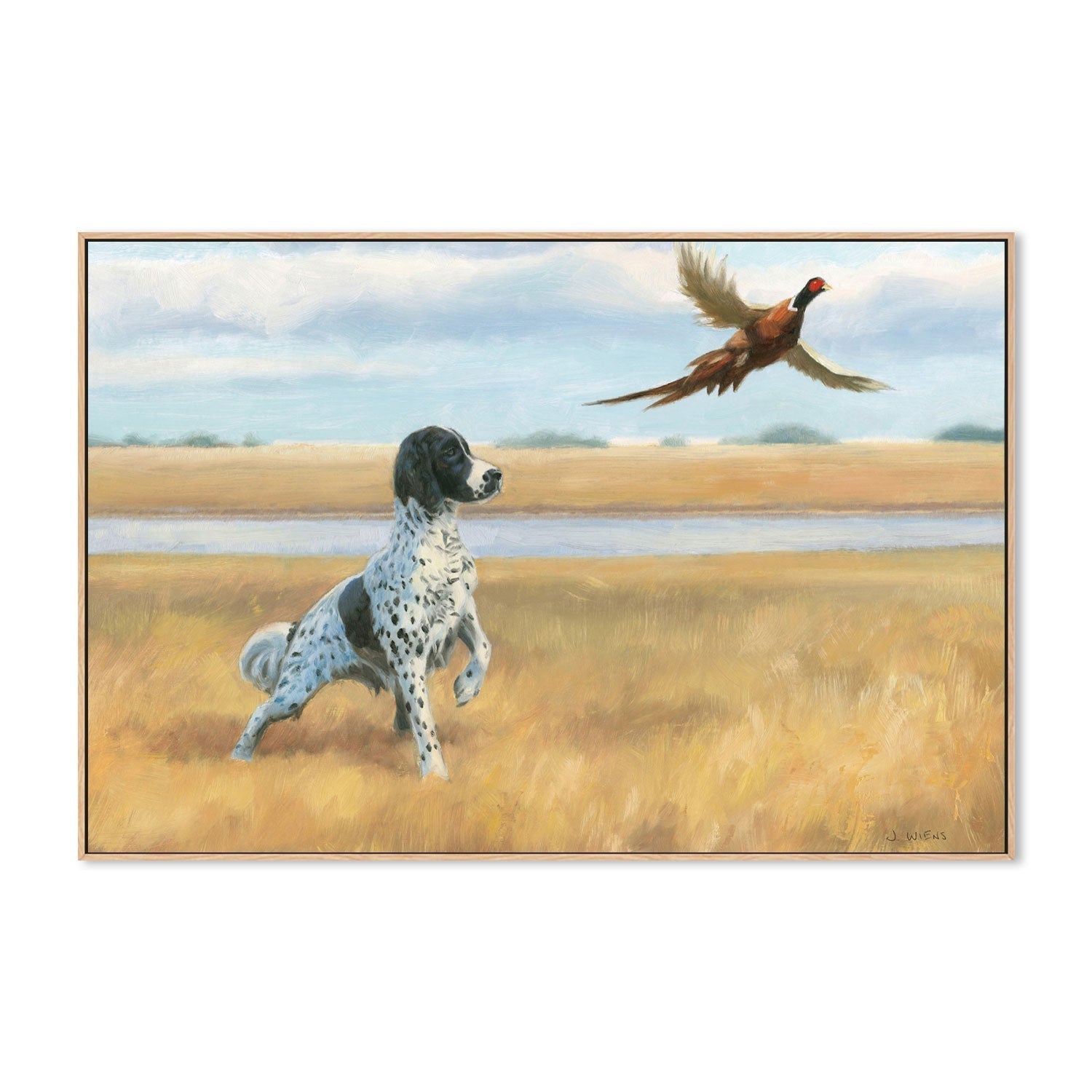 wall-art-print-canvas-poster-framed-On Point by the River-by-James Wiens-Gioia Wall Art