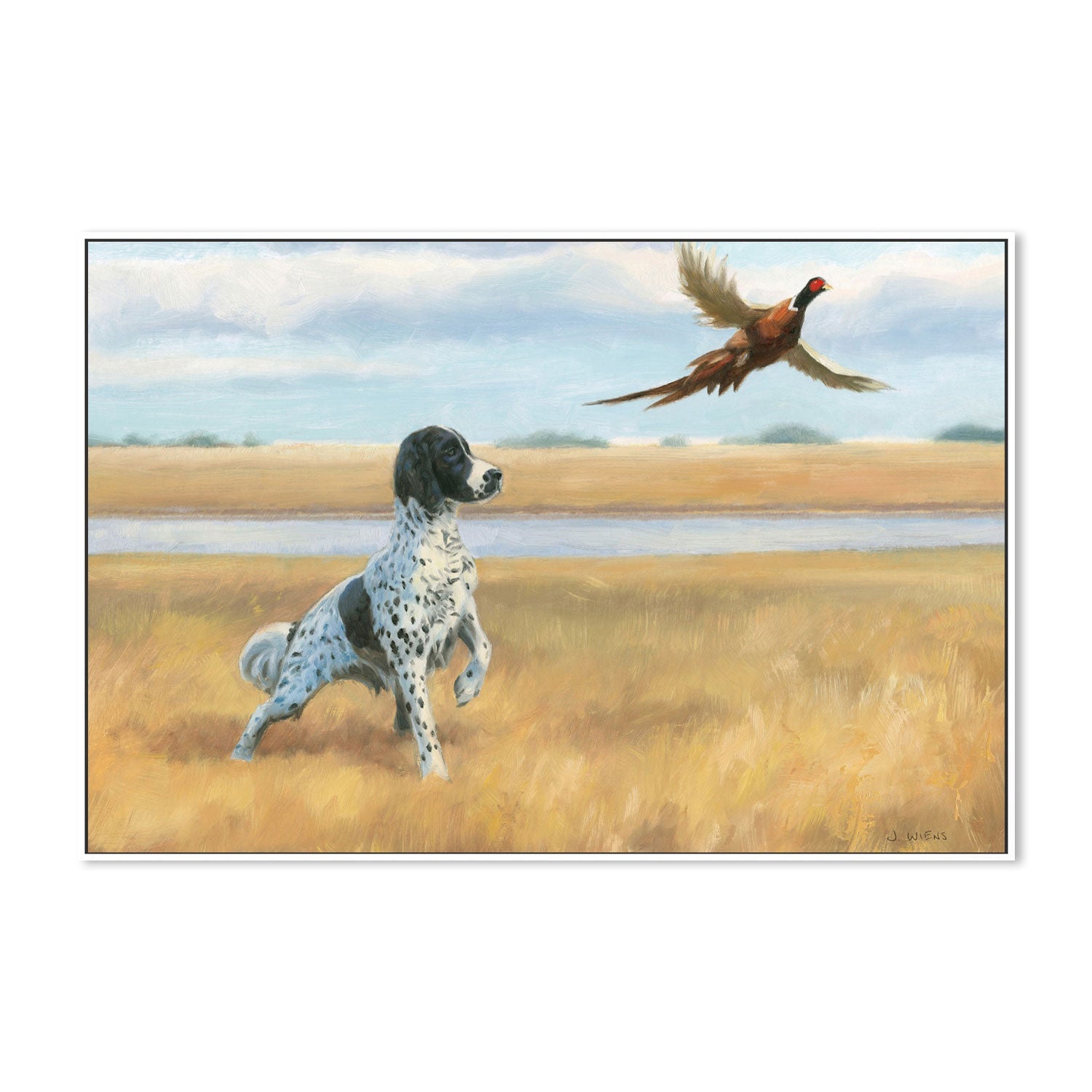 wall-art-print-canvas-poster-framed-On Point by the River-by-James Wiens-Gioia Wall Art