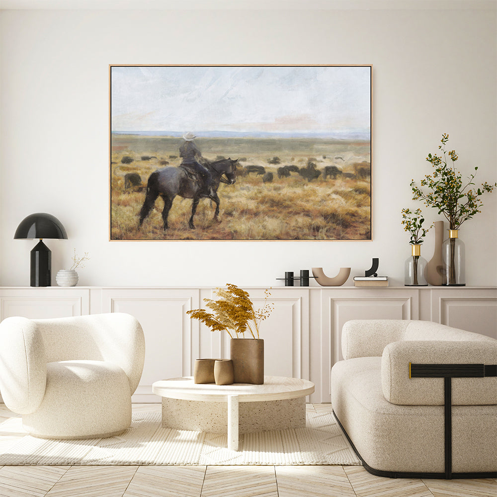 wall-art-print-canvas-poster-framed-On The Range, Style A , By Nina Blue-7