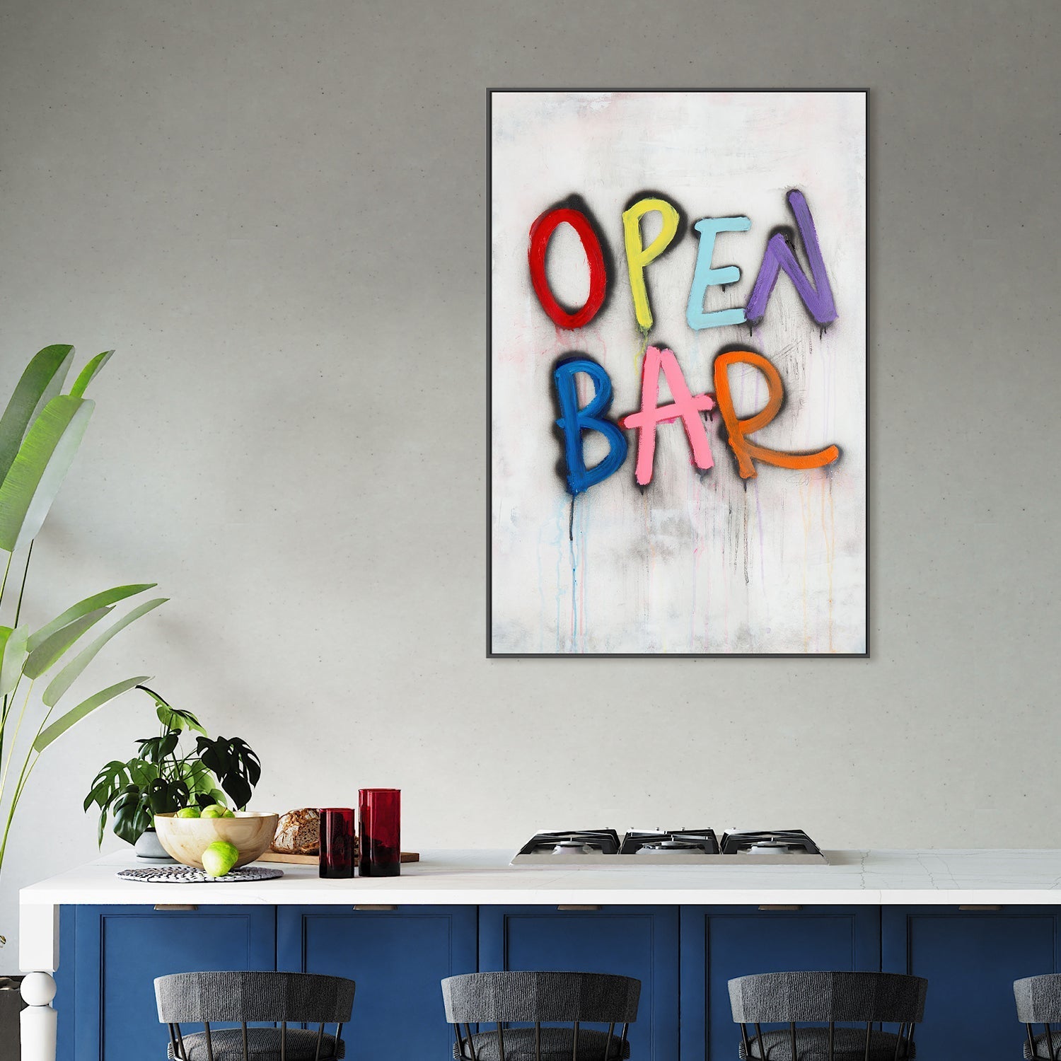 wall-art-print-canvas-poster-framed-Open Bar , By Filippoloco-2