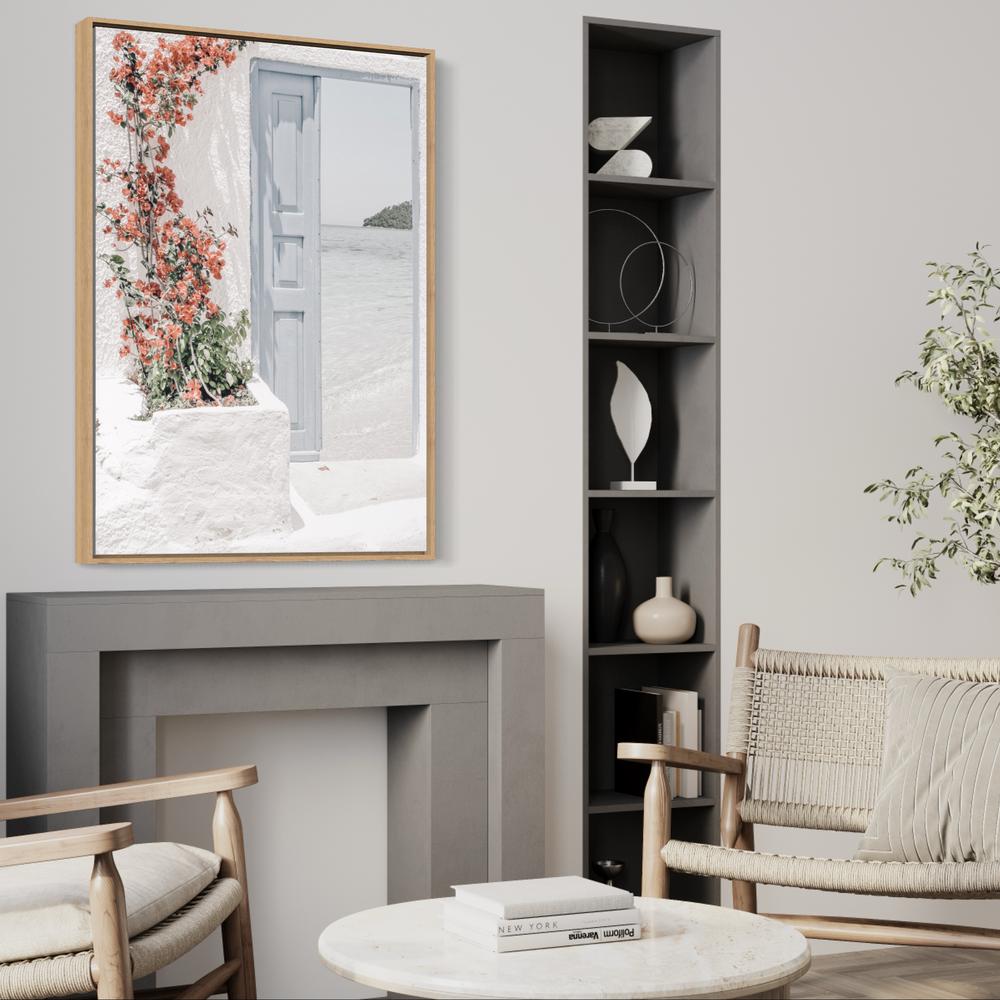 wall-art-print-canvas-poster-framed-Open Door To Greece, Soft Tone-by-Gioia Wall Art-Gioia Wall Art