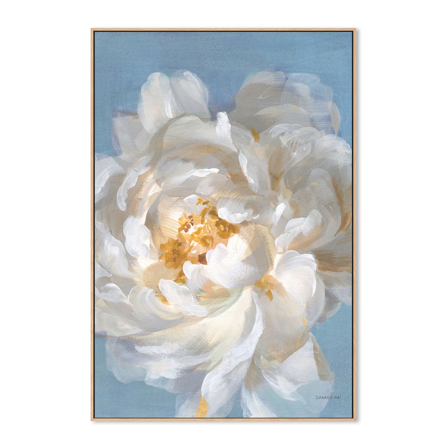 wall-art-print-canvas-poster-framed-Open Petals, Style A-by-Danhui Nai-Gioia Wall Art
